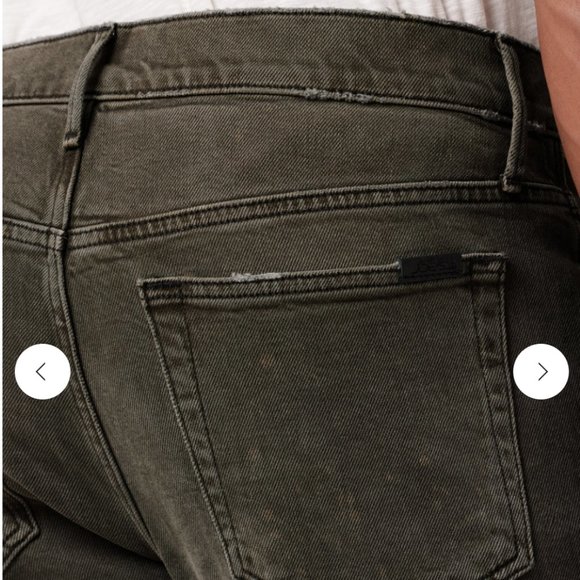 NWT Joe's Jeans Men's the Dean Slim Tapered High Rise Jeans, Lief Grey, size 36 - Picture 9 of 13